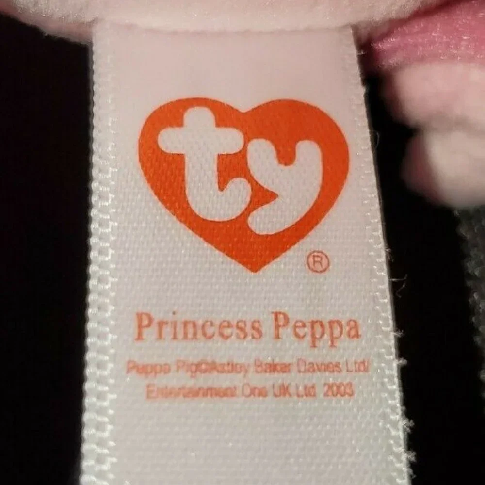 TY PRINCESS PEPPA FAIRY Plush Stuffed Animal